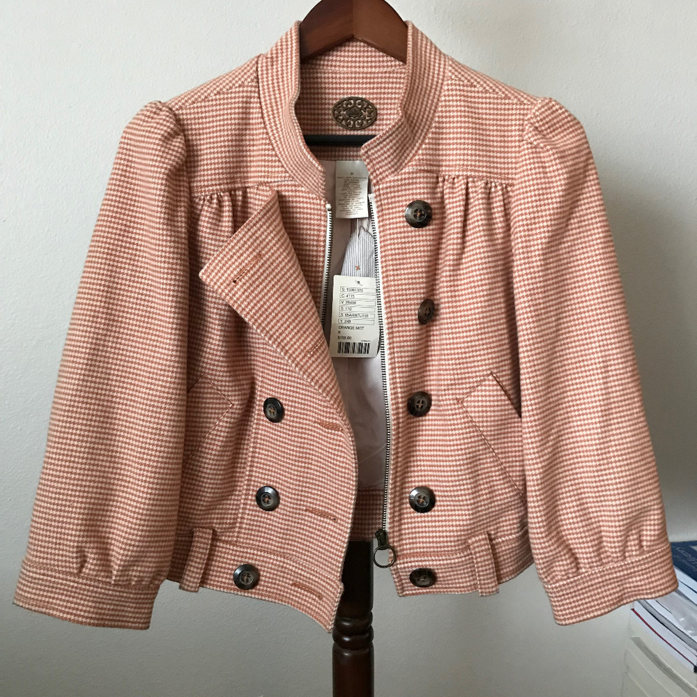 Idra Soft Pink 3/4 Sleeve Jacket Size 6